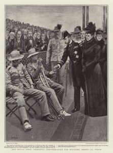 ロイヤルツアー、パースの負傷した部隊に対する優雅な配慮 作： Henry Marriott Paget